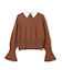 【WEB限定】AMBRE / シャツカラー付きニット