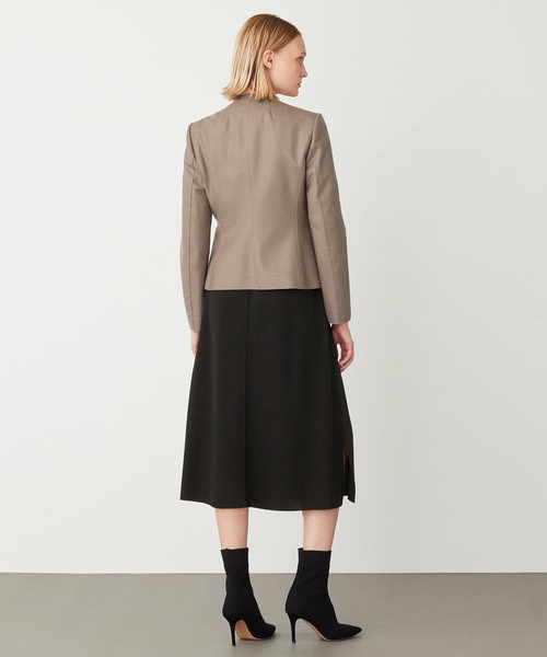 721 新品 BEIGE, ベイジ, 定番 CORBY ノーカラージャケット30 S-size】CORBY / ノーカラージャケット｜ベイジの通販｜&mall（アンド