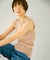 Washable Silk / Sleeveless T スリーブレスTシャツ