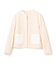 【andGIRL 秋号掲載】MILLAM / フェイクレザーパッチツイードジャケット