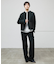 【andGIRL 秋号掲載】MILLAM / フェイクレザーパッチツイードジャケット