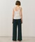【BEIGE、ecru/WEB限定・洗える】RIB TOPS /  コットンシルクリブキャミソール