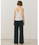 【BEIGE、ecru/WEB限定・洗える】RIB TOPS /  コットンシルクリブキャミソール