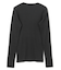 【BEIGE、ecru/WEB限定・洗える】RIB TOPS /  コットンシルクロングスリーブトップス