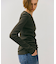 【BEIGE、ecru/WEB限定・洗える】RIB TOPS /  コットンシルクロングスリーブトップス