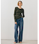 【BEIGE、ecru/WEB限定・洗える】RIB TOPS /  コットンシルクロングスリーブトップス