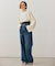 【BEIGE、ecru/WEB限定・洗える】JERSEY STITCH / コットンクロップドトップス