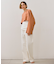 【BEIGE、ecru/WEB限定・洗える】JERSEY STITCH / コットンクロップドトップス