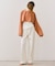 【BEIGE、ecru/WEB限定・洗える】JERSEY STITCH / コットンクロップドトップス