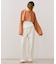 【BEIGE、ecru/WEB限定・洗える】JERSEY STITCH / コットンクロップドトップス