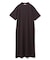 【BEIGE、ecru/WEB限定・洗える】JERSEY STITCH / コットンAラインワンピース
