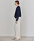 【WEB限定・洗える】LECERF / ドッキングニットトップス