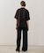 【BEIGE、ecru/WEB限定・洗える】JERSEY STITCH / コットンハーフスリーブトップス