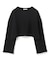 【BEIGE、ecru/WEB限定・洗える】LOOP BACK / コットンスウェットクロップドトップス