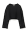 【BEIGE、ecru/WEB限定・洗える】LOOP BACK / コットンスウェットクロップドトップス