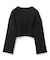 【BEIGE、ecru/WEB限定・洗える】LOOP BACK / コットンスウェットクロップドトップス