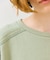 【BEIGE、ecru/WEB限定・洗える】LOOP BACK / コットンスウェットクロップドトップス