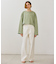 【BEIGE、ecru/WEB限定・洗える】LOOP BACK / コットンスウェットクロップドトップス