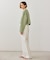 【BEIGE、ecru/WEB限定・洗える】LOOP BACK / コットンスウェットクロップドトップス