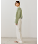 【BEIGE、ecru/WEB限定・洗える】LOOP BACK / コットンスウェットクロップドトップス