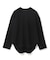 【BEIGE、ecru/WEB限定・洗える】LOOP BACK / コットンスウェットリブトップス