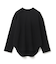 【BEIGE、ecru/WEB限定・洗える】LOOP BACK / コットンスウェットリブトップス