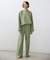 【BEIGE、ecru/WEB限定・洗える】LOOP BACK / コットンスウェットリブトップス