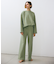 【BEIGE、ecru/WEB限定・洗える】LOOP BACK / コットンスウェットリブトップス