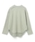 【BEIGE、ecru/WEB限定・洗える】LOOP BACK / コットンスウェットリブトップス