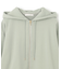 【BEIGE、ecru/WEB限定・洗える】LOOP BACK / オーバサイズコットンパーカー