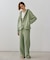 【BEIGE、ecru/WEB限定・洗える】LOOP BACK / コットンワイドストレートパンツ