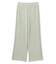 【BEIGE、ecru/WEB限定・洗える】LOOP BACK / コットンワイドストレートパンツ