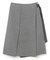 GRASSE / サテンベルト付きリバーラップスカート