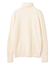 【WEB限定・洗える】ALSACE / パール釦タートルネックウールニット