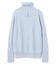 【WEB限定・洗える】ALSACE / パール釦タートルネックウールニット