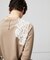 【洗える】WILLOW / アシンメトリーレースクルーネックニット