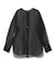ERICA / シルクシースルークルーネックブラウス