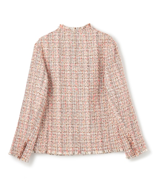 Oggi 4月号掲載】TEASEL / オーバーサイズツイードジャケット｜ベイジ