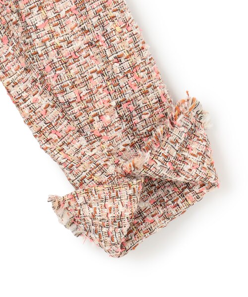 Oggi 4月号掲載】TEASEL / オーバーサイズツイードジャケット｜ベイジ