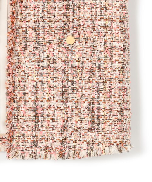 Oggi 4月号掲載】TEASEL / オーバーサイズツイードジャケット｜ベイジ