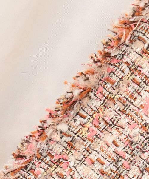 Oggi 4月号掲載】TEASEL / オーバーサイズツイードジャケット｜ベイジ