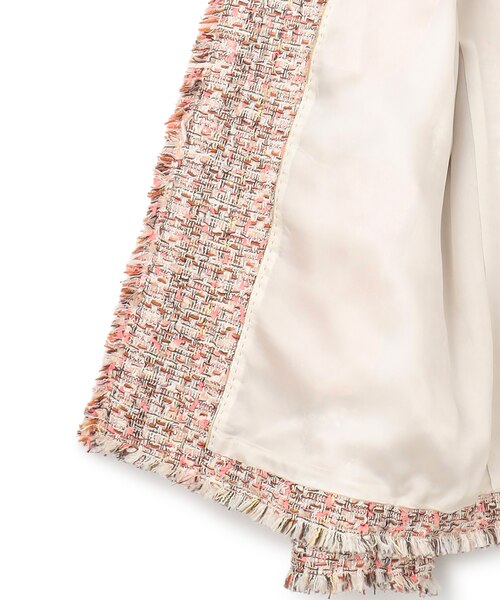 Oggi 4月号掲載】TEASEL / オーバーサイズツイードジャケット｜ベイジ