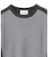 【WEB限定・洗える】ROGAN / バイカラーウールクルーネックニット