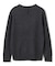 【WEB限定・洗える】ROGAN / バイカラーウールクルーネックニット