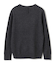 【WEB限定・洗える】ROGAN / バイカラーウールクルーネックニット