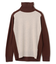【WEB限定・洗える】ROGAN / バイカラーウールハイネックニット