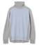 【WEB限定・洗える】ROGAN / バイカラーウールハイネックニット