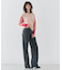【洗える・SPRiNG 3月号掲載】FICUS / デニムワイドストレートパンツ