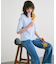 【洗える・SPRiNG 3月号掲載】FICUS / デニムワイドストレートパンツ