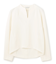 【洗える】RUE / スリットネックフォルムブラウス